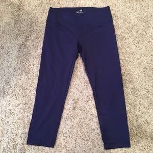 Navy Blue Crop Leggings (90 Degree by Reflex)